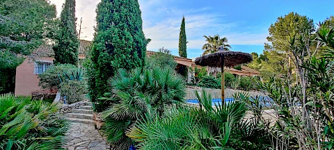 Villa Santa Fe, jardin